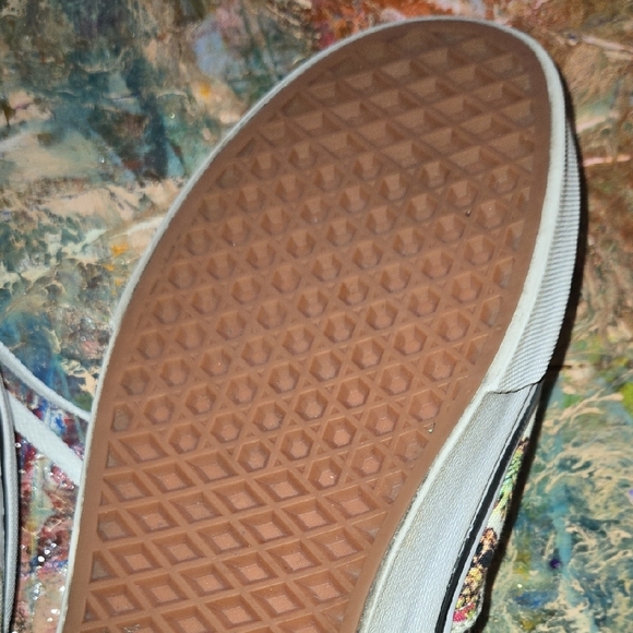 White Sneakers with Pineapple Print - Picture 11 of 12